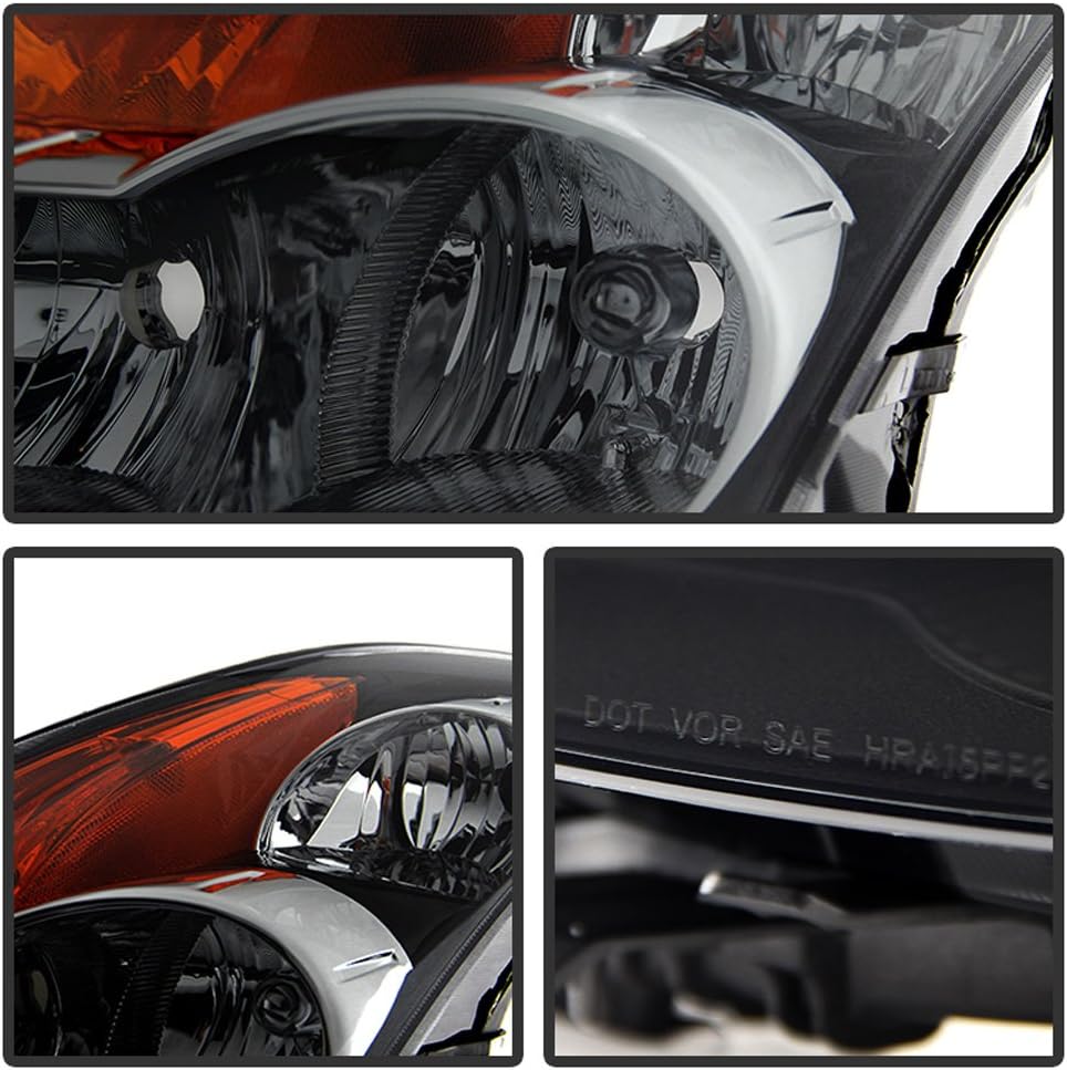 Black Housing Smoked Lens Headlights M693371