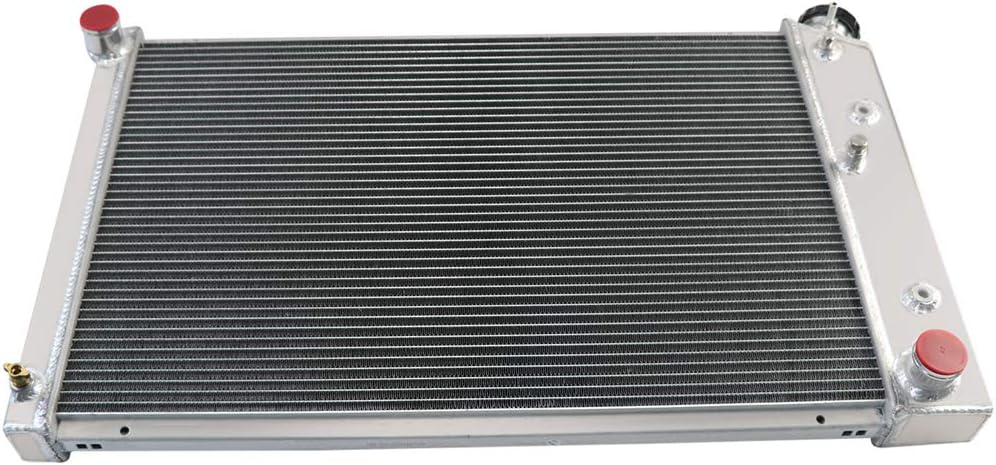 3 Row Aluminum Radiator with Fan Shroud and Thermostat Kit, 32 Overall Width R8342