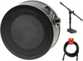 Black Dynamic Capture Mic with Microphone Stand & XLR Cable D285662