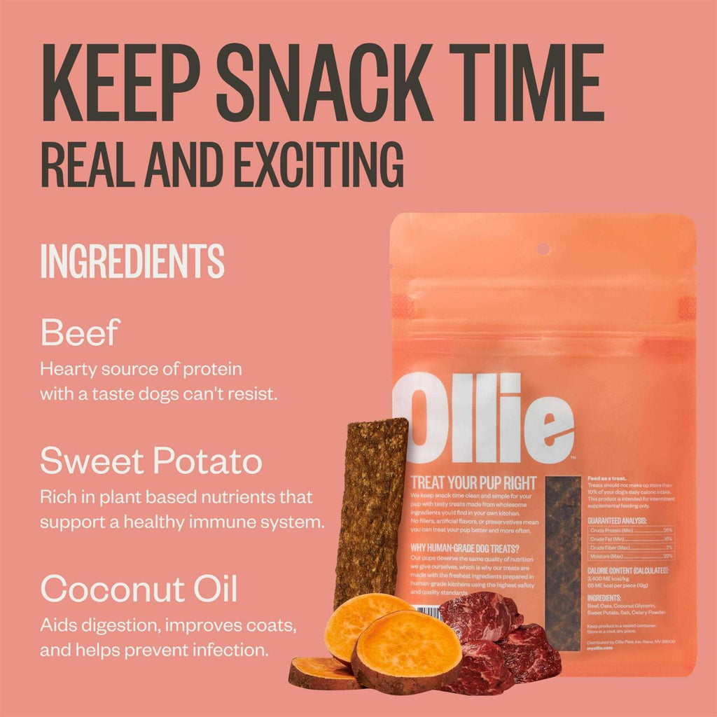 Beef and Sweet Potato Dog Jerky Treats N272547
