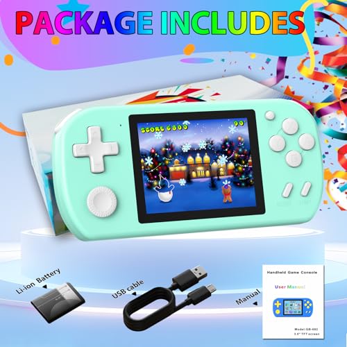 218 Video Games Portable Handheld Gaming Player (Blue) S348560