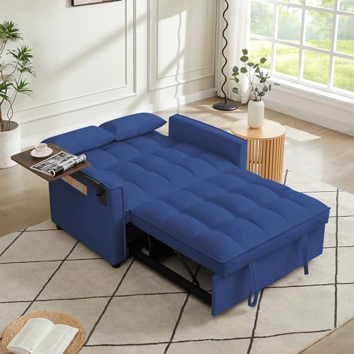 Beige Velvet 3 in 1 Sleeper Sofa Bed B841579