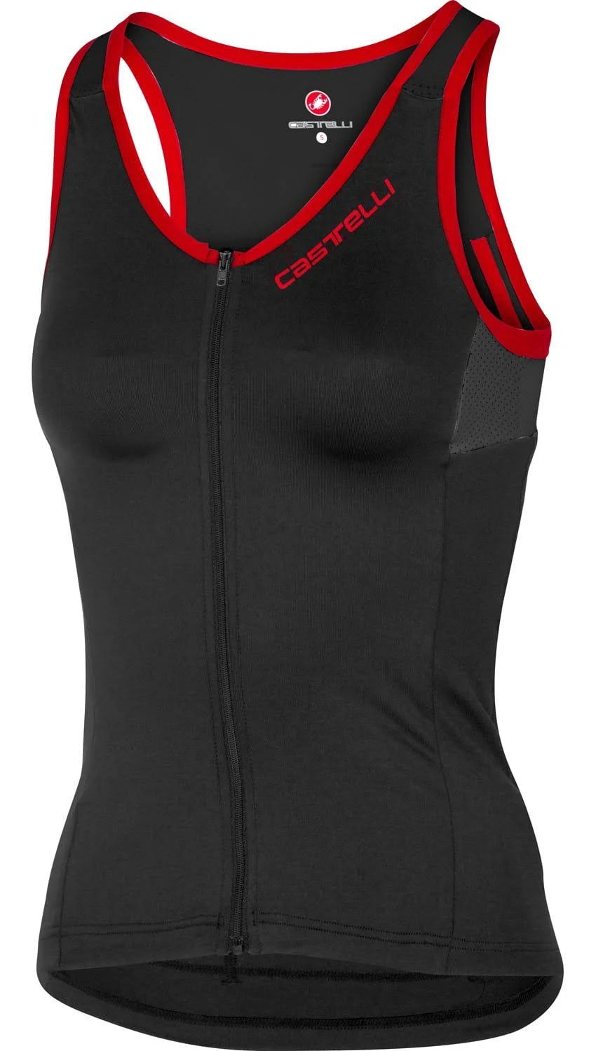 Black Red Solare Top T7712