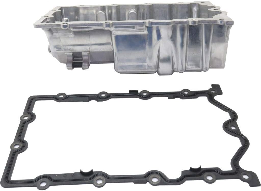 Aluminum Oil Pan with Gasket and Drain Plug N82548