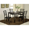 5-Piece Dining Set in Black U7388