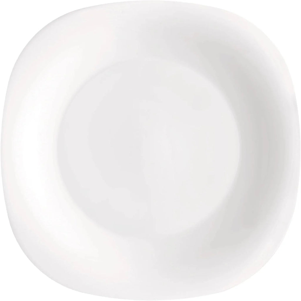 Set of 6 Tempered Opal Glass Plates X963403