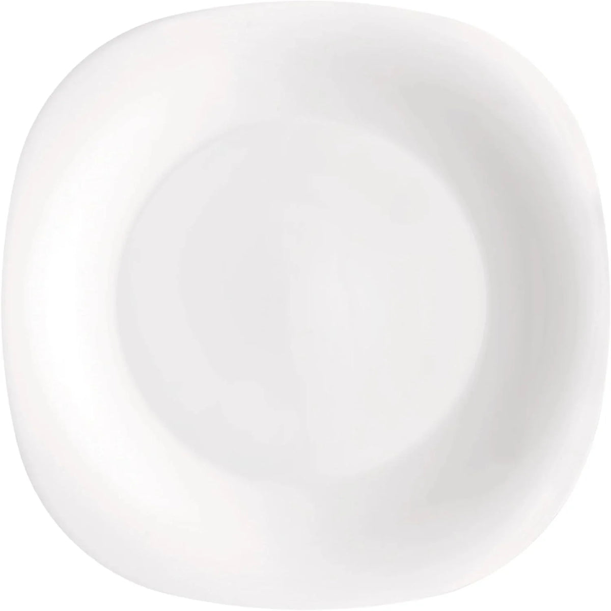 Set of 6 Tempered Opal Glass Plates X963403