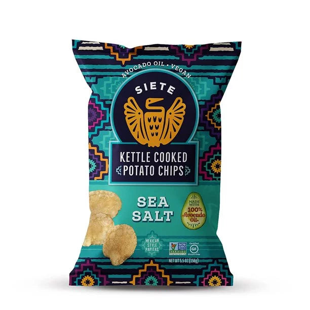 5.5 oz Pack of 2 Sea Salt Potato Chips D3257