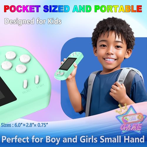 218 Video Games Portable Handheld Gaming Player (Blue) S348560