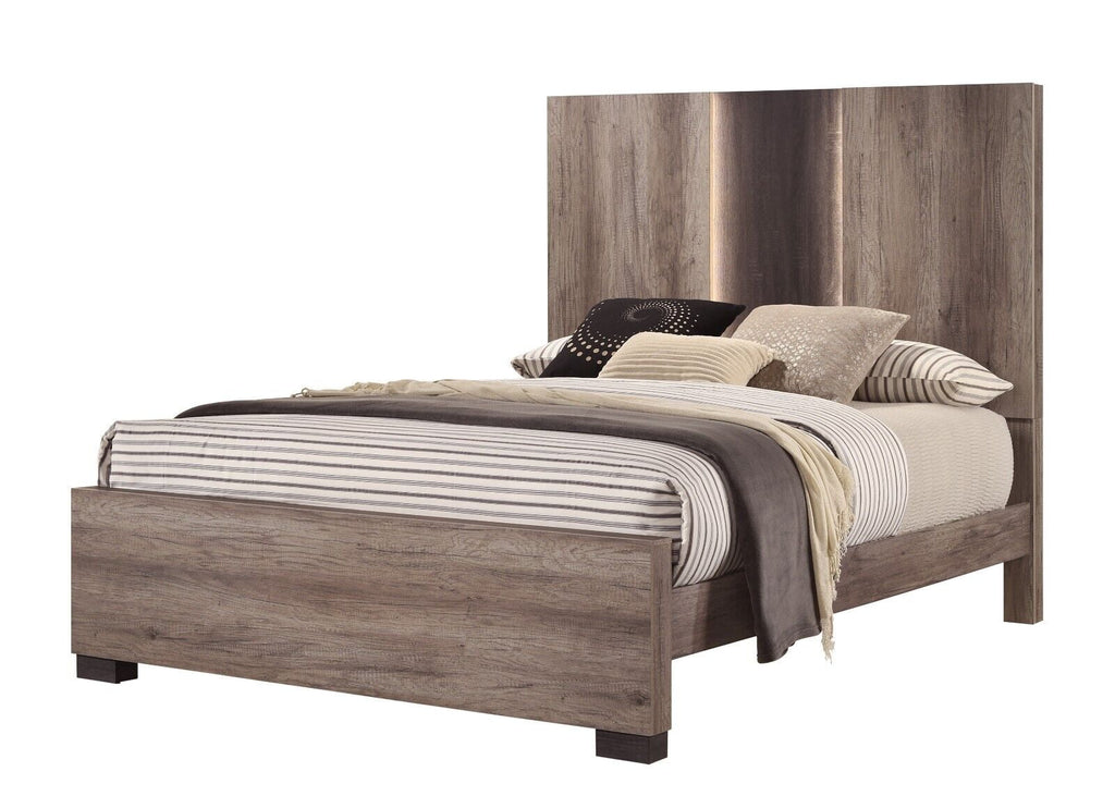 Queen Size Solid Wood Bed Set X693456
