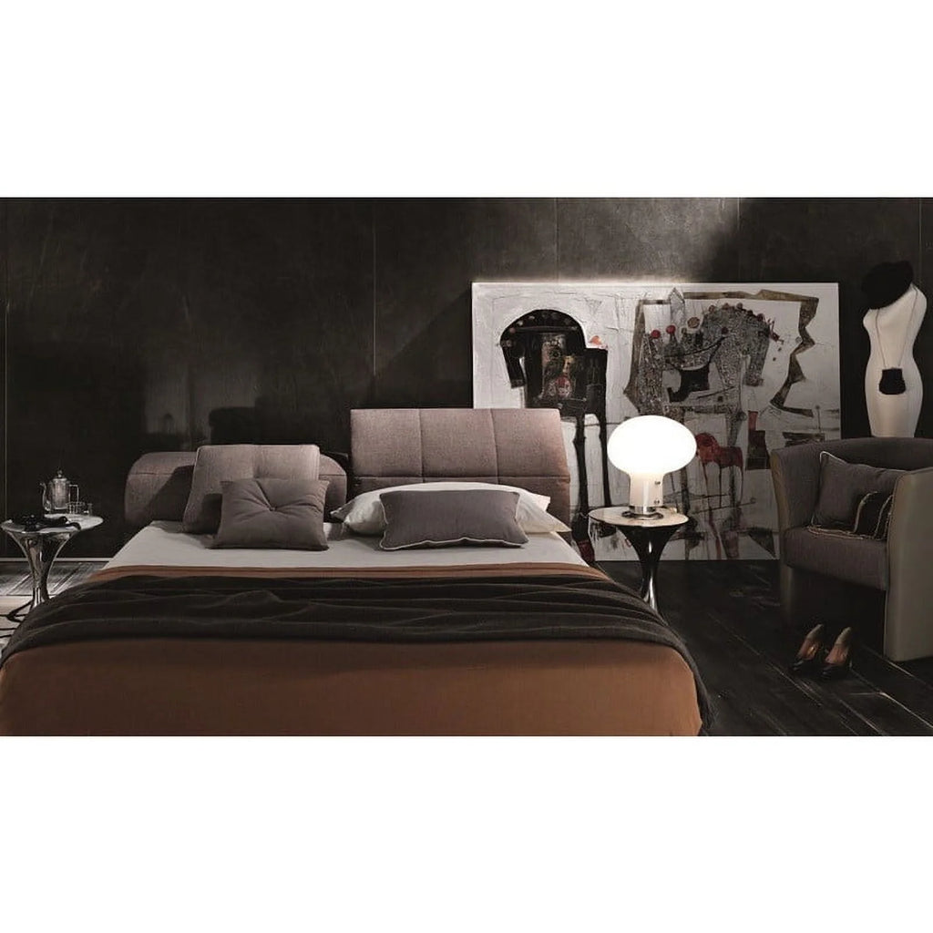 Queen Size Taupe Storage Bed E20402