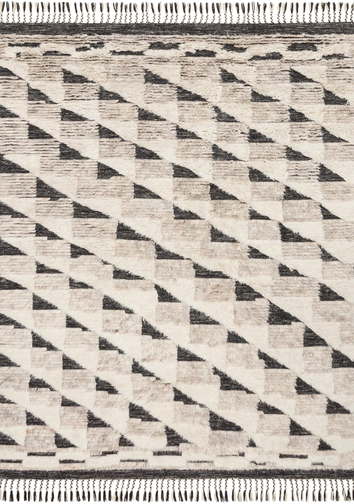 Natural Black 8'6 x 11'6 Rug V594