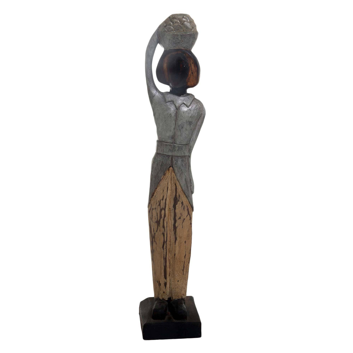 Multicolor Wood Sculpture R3855
