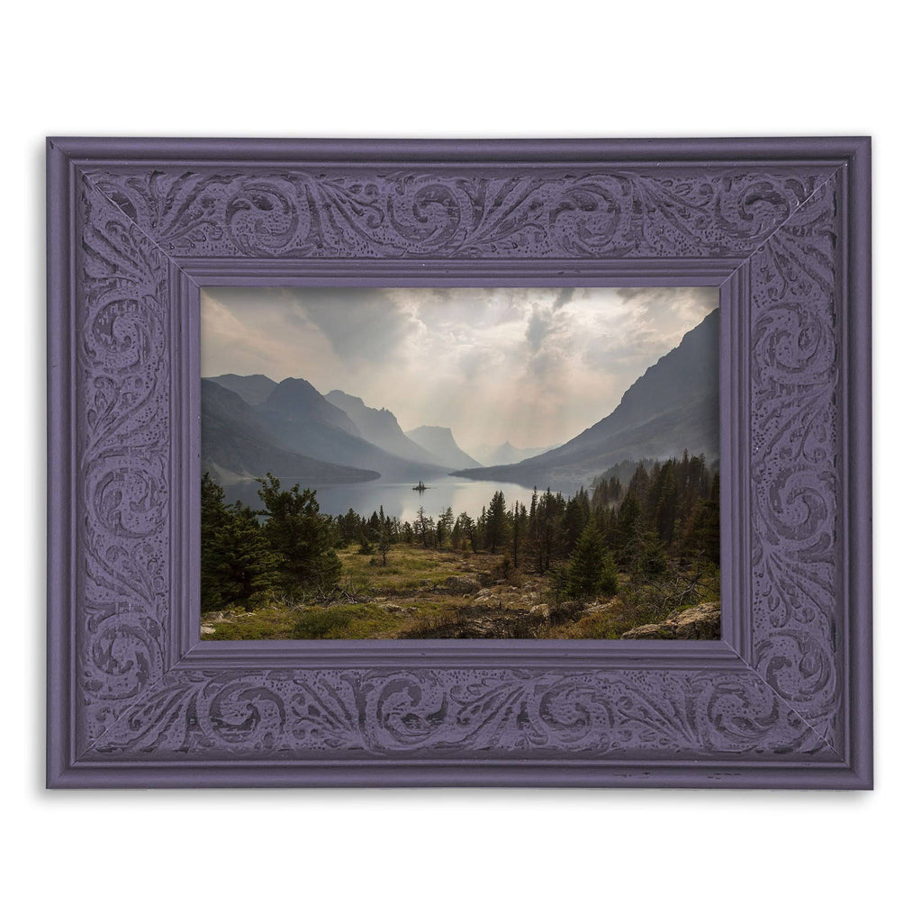Dusty Lilac Embossed Frame K976