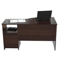Curved Top Melamine Engineered Wood Desk A112