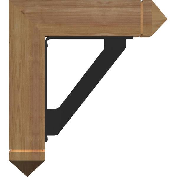 3 1/2 inch x 18 inch x 20 inch Western Red Cedar Bracket K183