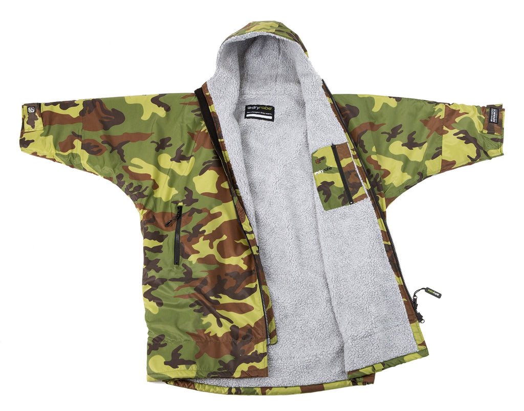 Camo Grey Kids Long Sleeve F583