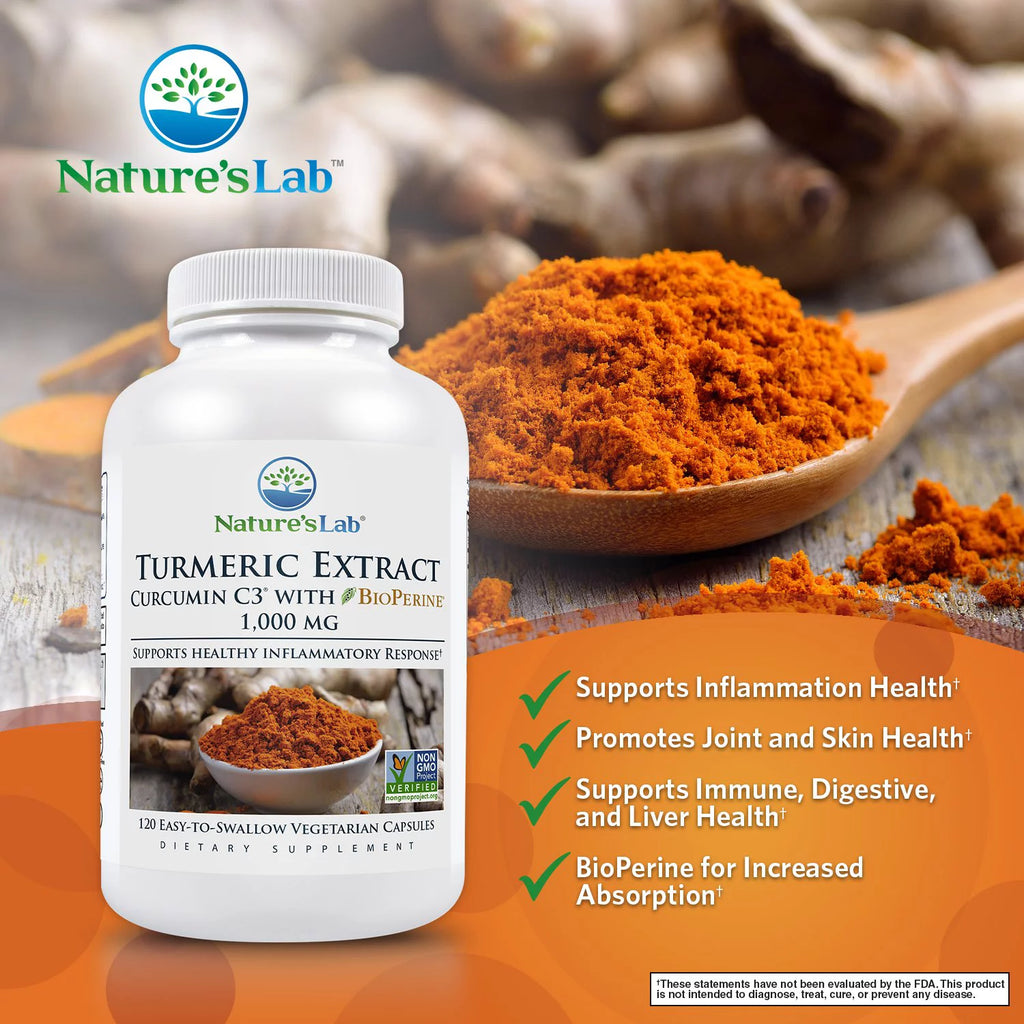 Turmeric Curcumin 1000mg 120 Capsules L609