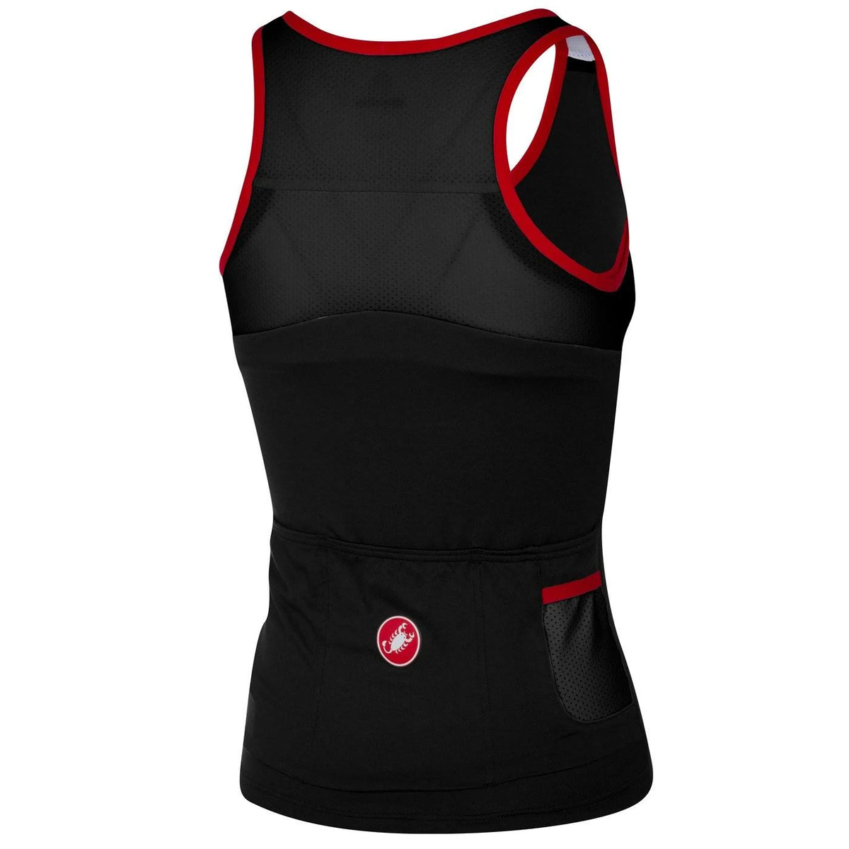 Black Red Solare Top T7712