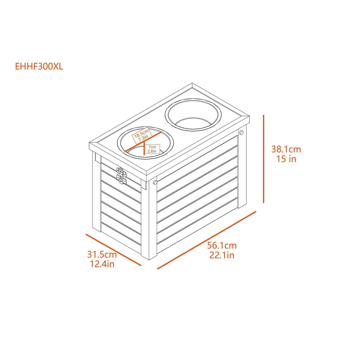 Pet Diner with Storage P820