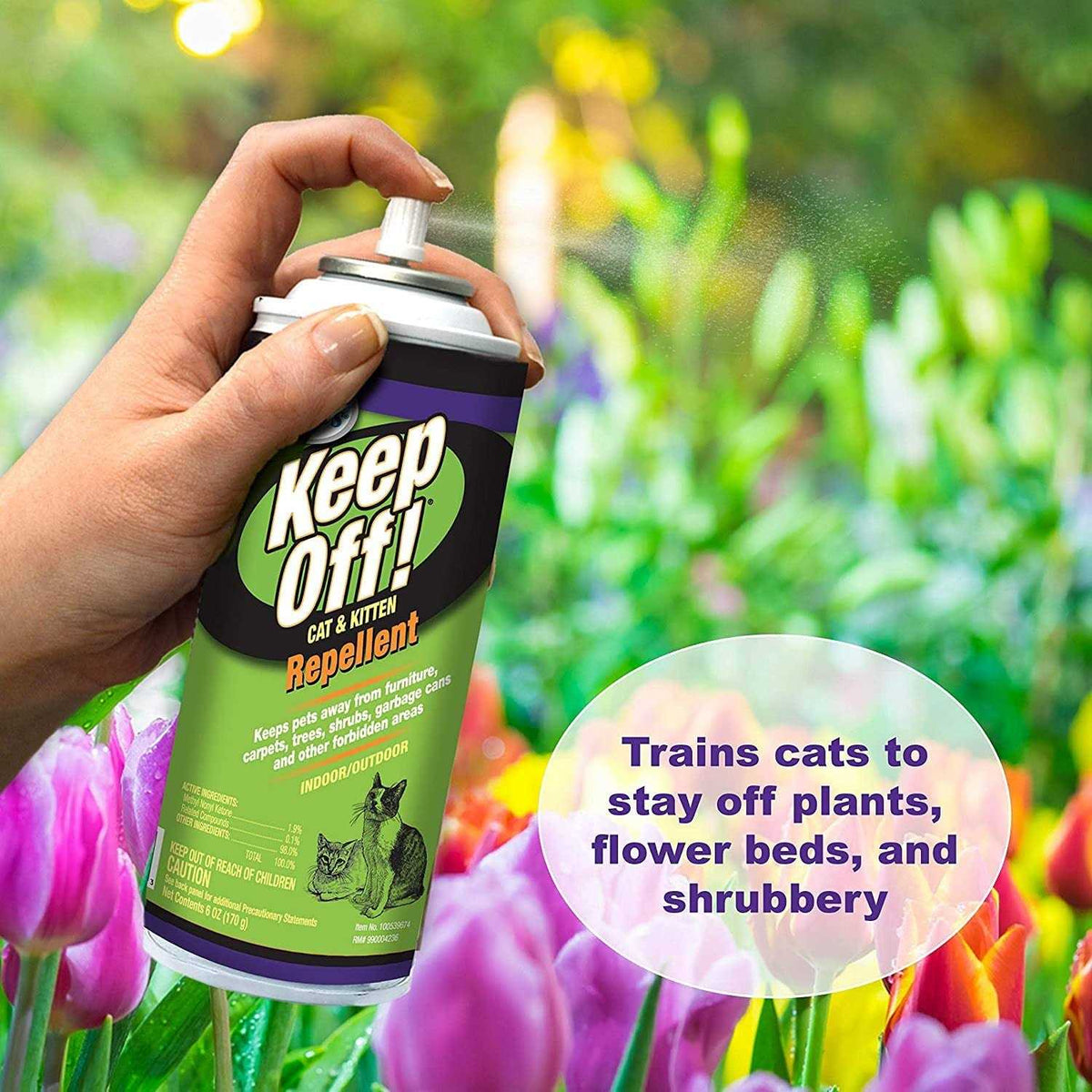 Indoor/Outdoor Cat & Kitten Repellent D3621