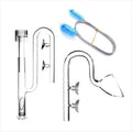 Glass Lily Pipe Set with Skimmer Inflow and Outflow D651