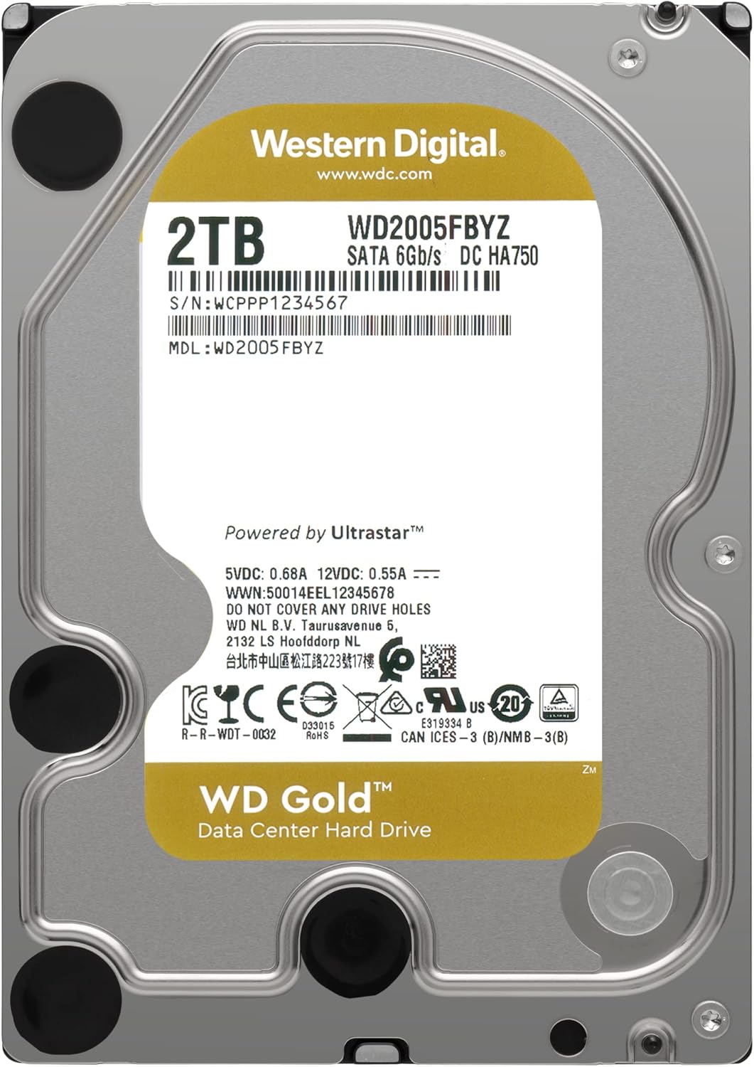 6TB 7200 RPM SATA 3.5 Internal Hard Drive N689487