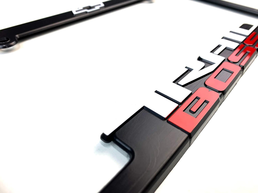 3D Raised Letter License Plate Frames (1-Pair) U338
