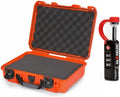 Waterproof Hard Case with Foam Insert (Orange) with TSA Approved Case Lock W1653