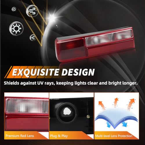 Smoked Lens Tail Light with Housing K207