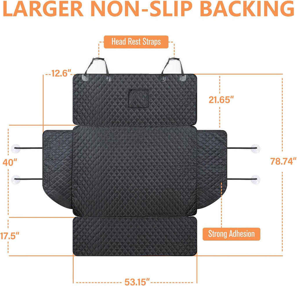 Waterproof Pet Cargo Liner with Bumper Flap Protector, Pack of 2 O85729