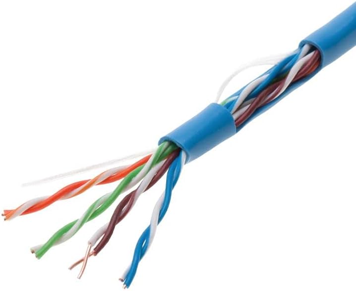 1000ft Cat5e Gray Solid 24AWG Shielded FTP Bulk Network Cable Pack of 2 C752721