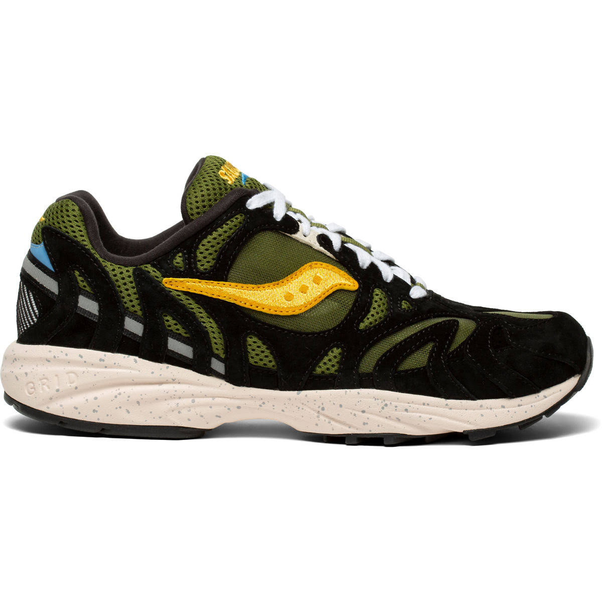 Black Yellow Sneakers Q119