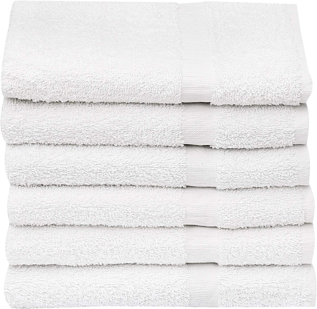 36 White Economy Bath Towel 24x50 Inches, 1 Dozen U9414