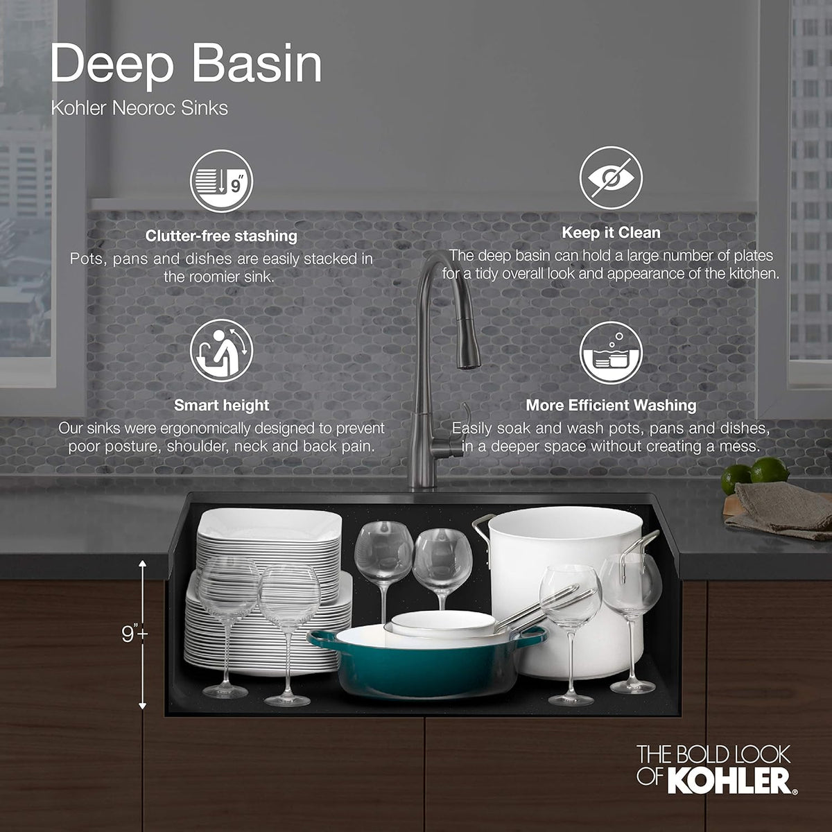 Matte White Kitchen Sink S372