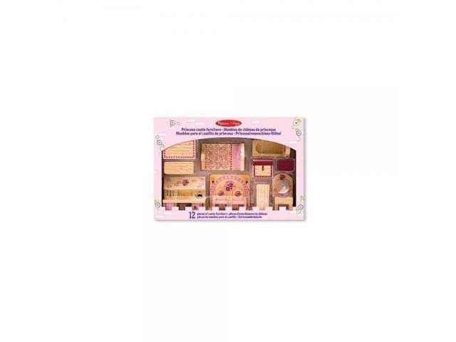 12 Pcs Wooden Dollhouse Furniture B89323