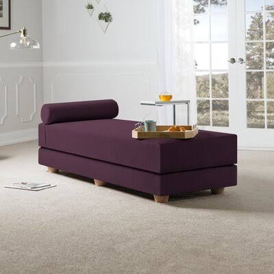 Convertible Queen Solid Wood Daybed with Mattress Q317908