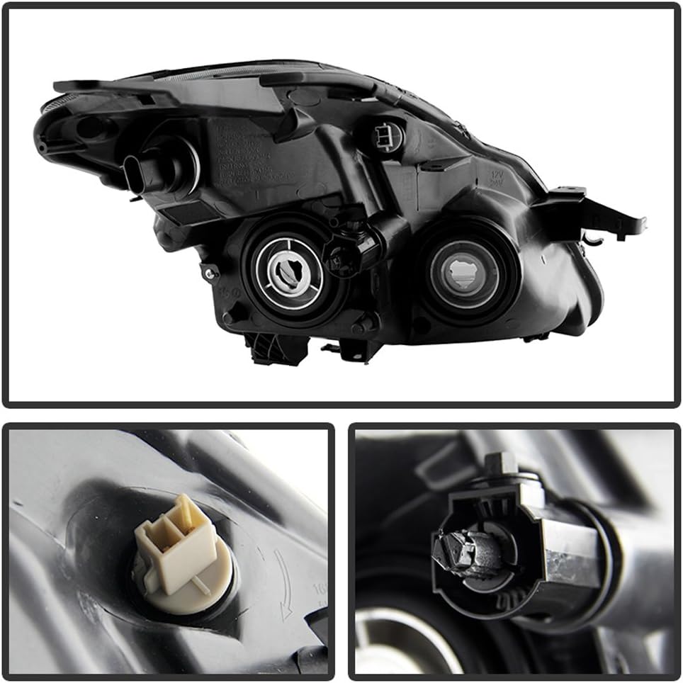Black Housing Smoked Lens Headlights M693371