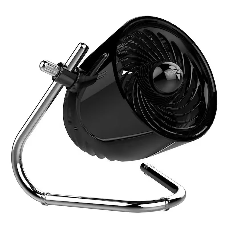 Black 4 in. Pivot Personal Air Circulator U454584