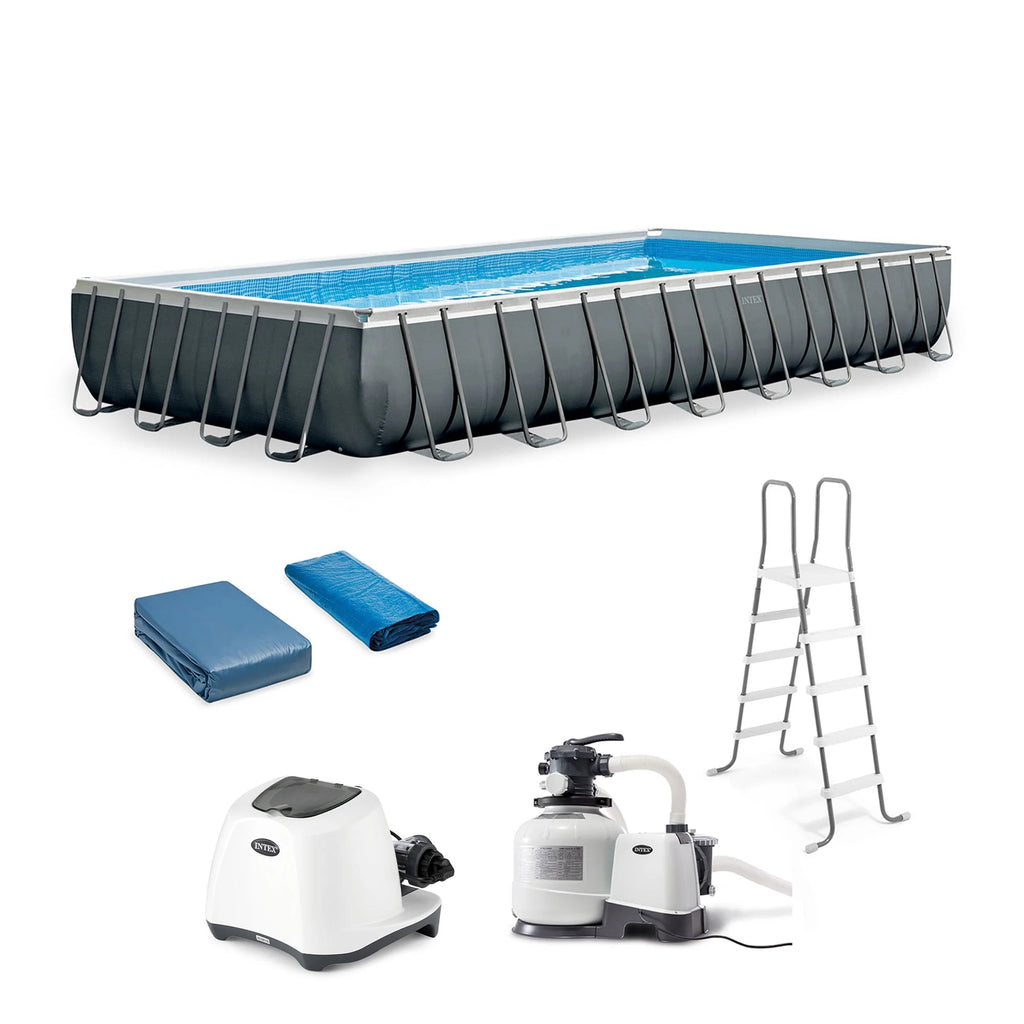 Rectangular Frame Pool with Saltwater System T212