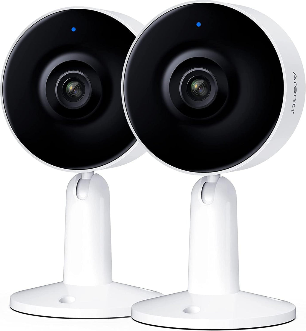 Indoor Home Security Camera 2-Pack, 1080P Full HD, Night Vision, Two Way Audio V39113