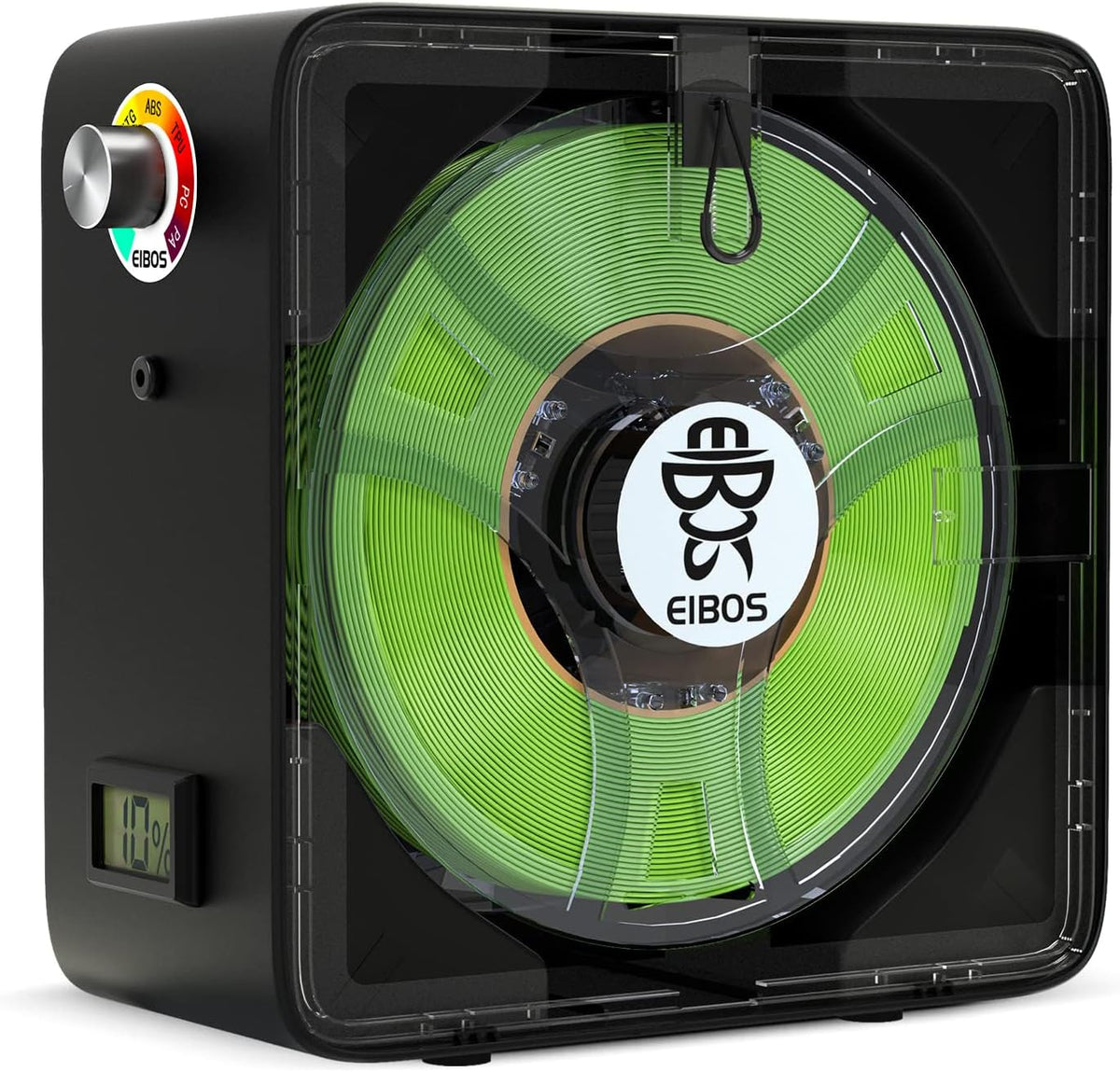 3D Printer Filament Dryer with Fan, Adjustable Temperature, Humidity Control & Spool Holder B843