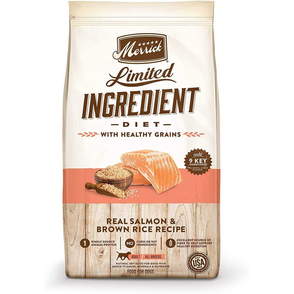 Limited Ingredient Diet Real Salmon & Brown Rice Recipe Dry Dog Food R807