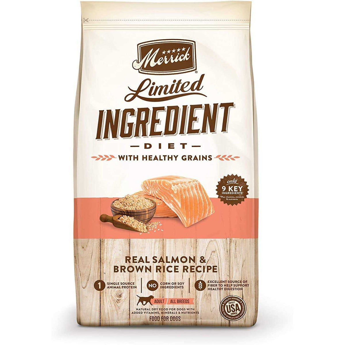 Limited Ingredient Diet Real Salmon & Brown Rice Recipe Dry Dog Food R807