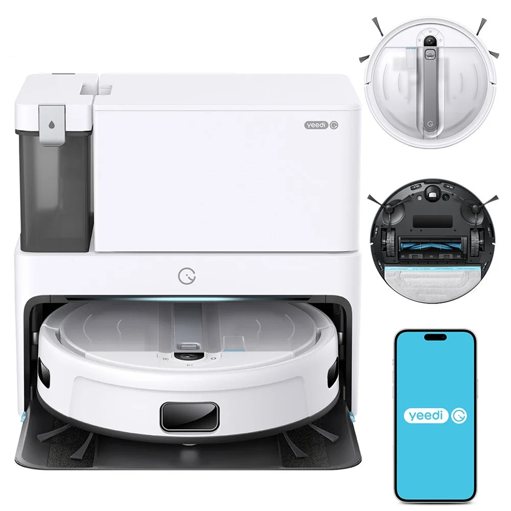 Robot Vacuum And Mop Combo Self Emptying Self-Drying C32292