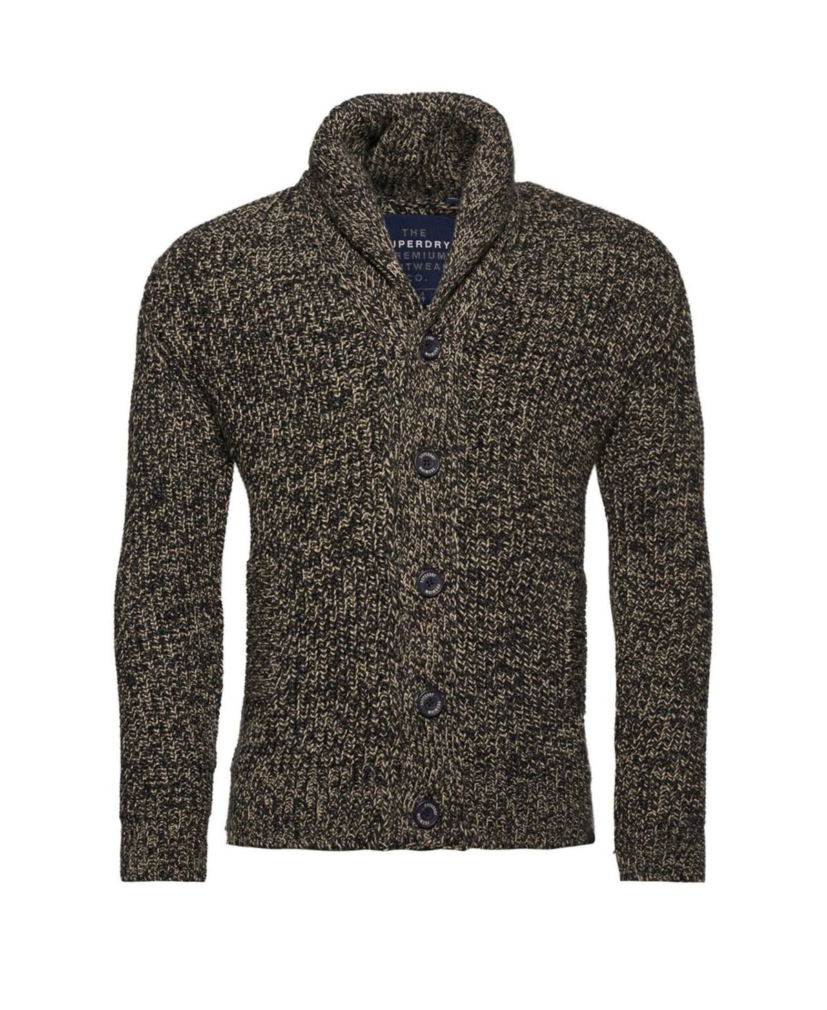 Grey Shawl Cardigan W6290
