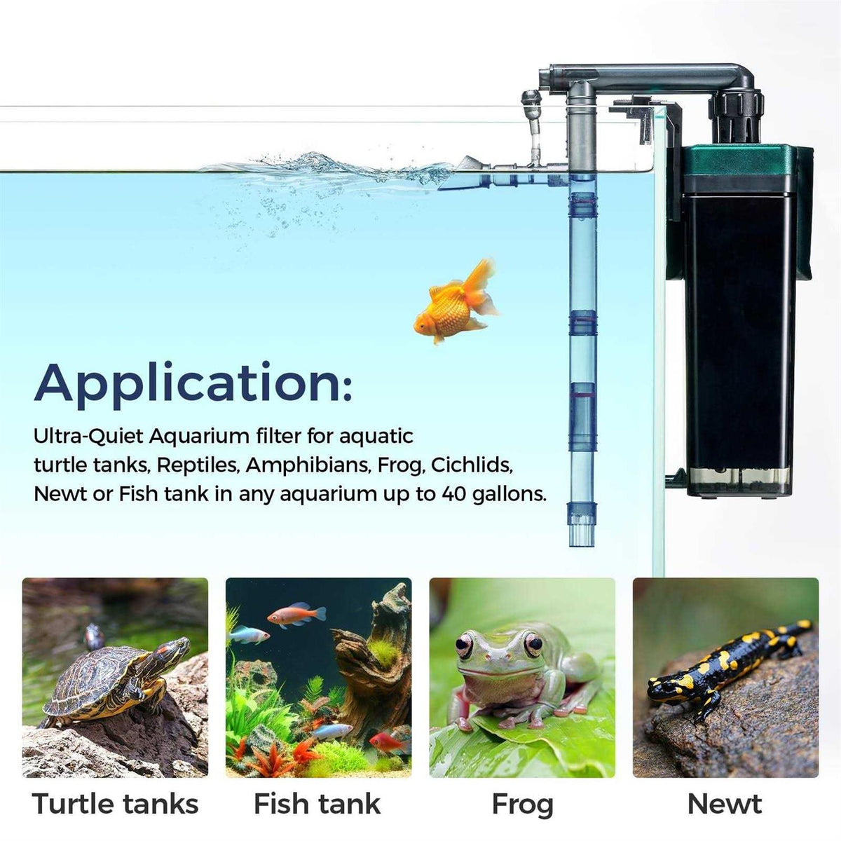 180GPH Hand on Filter for Aquariums P748