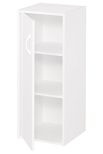 White Stackable 1-Door Organizer B283135
