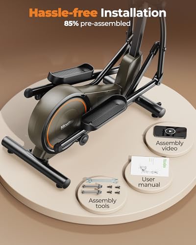 Elliptical Exercise Machine 20IN Stride 16 Resistance Levels V43878