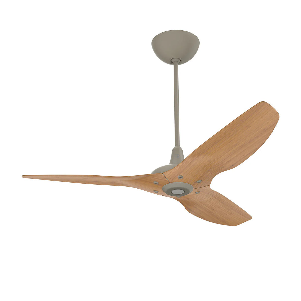 52 Ceiling Fan with Bamboo Blades and Satin Nickel Finish A141